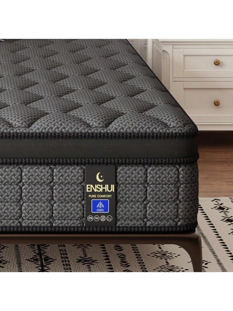 Memory Foam Mattress In A Box Queen - مرتبة هجينة بمقاس 12/14 بوصة، متوفرة