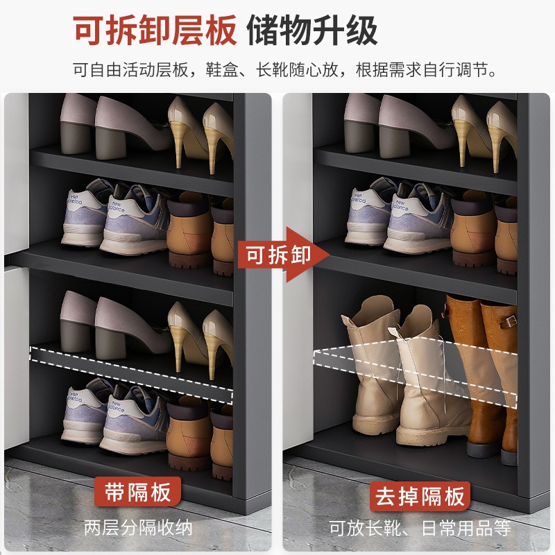 رف أحذية بسيط متعدد الطبقات وم - مراجعة Shoe Rack Cabinet Narrow Entryway وسعره