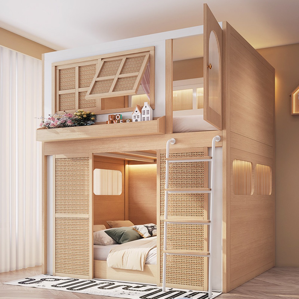 سرير بطابقين مع مناطق خصوصية م - مراجعة Bunk Bed With Stairs And Slide وسعره